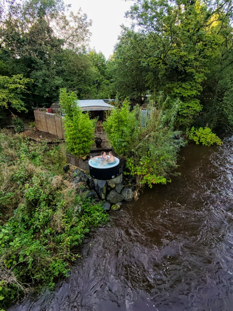 Forest Den at Galgorm, the best spa resort in Ireland  for couples.