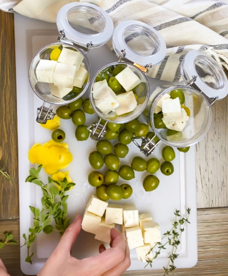 The Easiest Marinated Olives with Feta Cheese Recipe | Couple in the ...