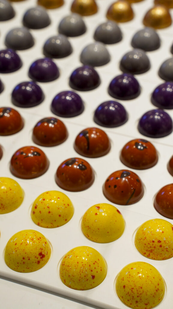 Gourmet chocolates in Nuremberg, Germany.