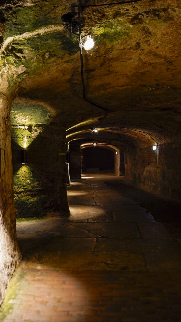 Beer caves in Nuremberg, Germany.