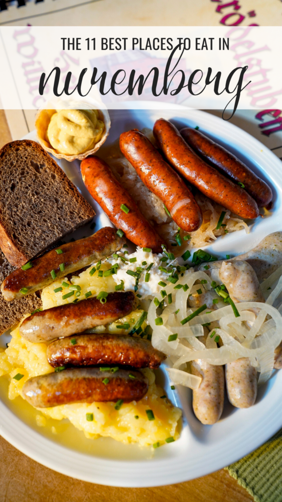 Nuremberg sausages from the best restaurants in Nuremberg, Germany.