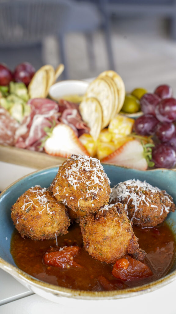 Appetizers from the rooftop of the Barfield Hotel in Amarillo, Texas.