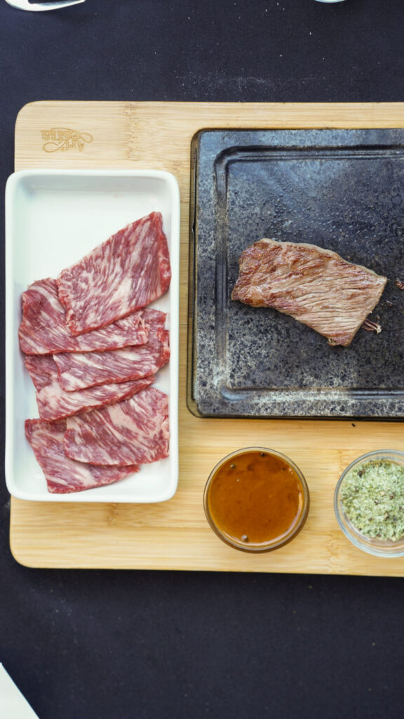 Japanese A5 Wagyu from a restaurant in Amarillo.