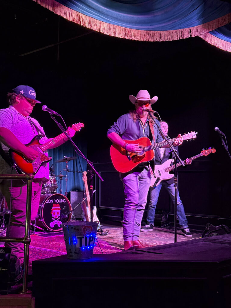 Live band performing in Amarillo, Texas.