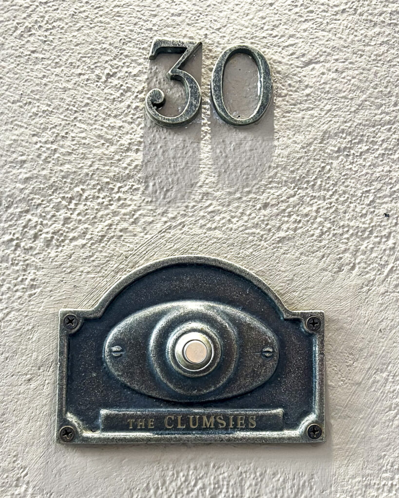 Doorbell for the Clumsies bar.