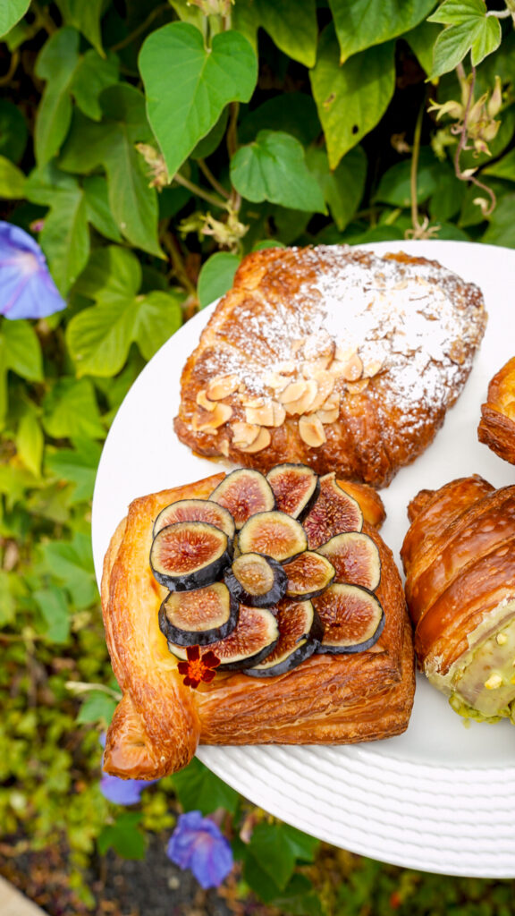 Plate of sweets from a local bakery in Livermore, California.