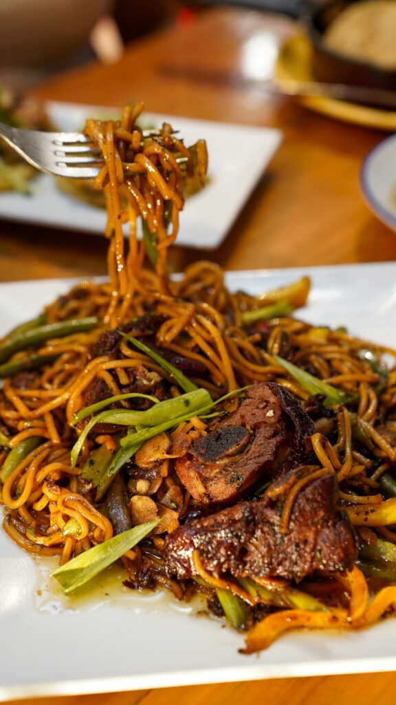 Noodles from Oyo in Pleasanton, CA.