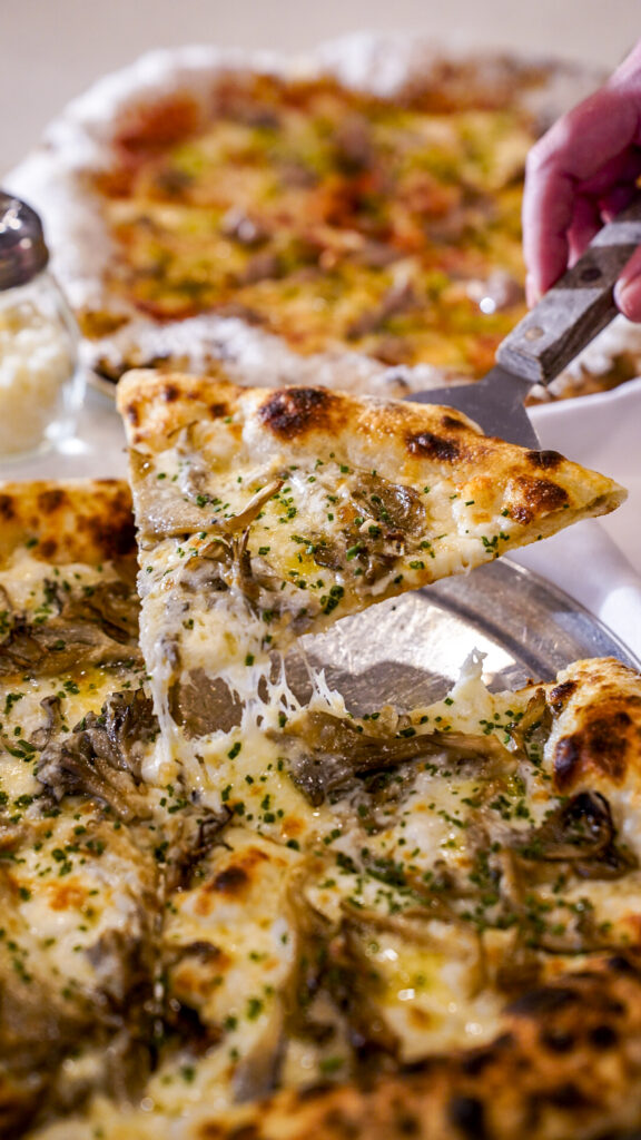 Pizza from Wingen Bakery in Livermore, CA.