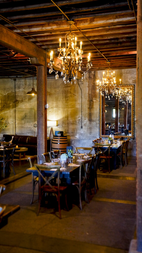 Tasting room at Murietta's Well in Livermore, California.