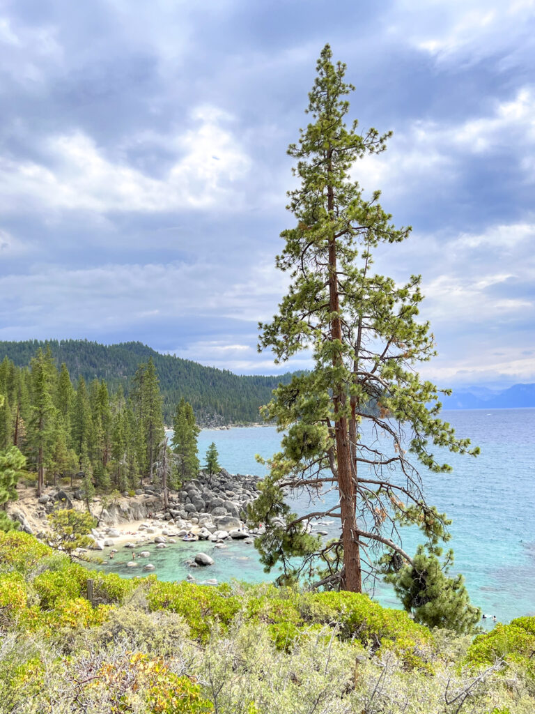 Secret cove in Lake Tahoe.