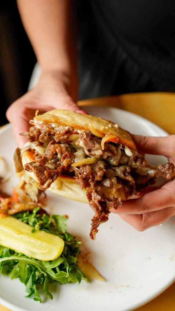 Bulgogi cheesesteak in Reno, Nevada.