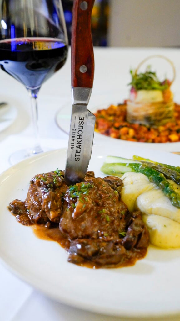 Steak Diane from Atlantis Steakhouse in Reno.