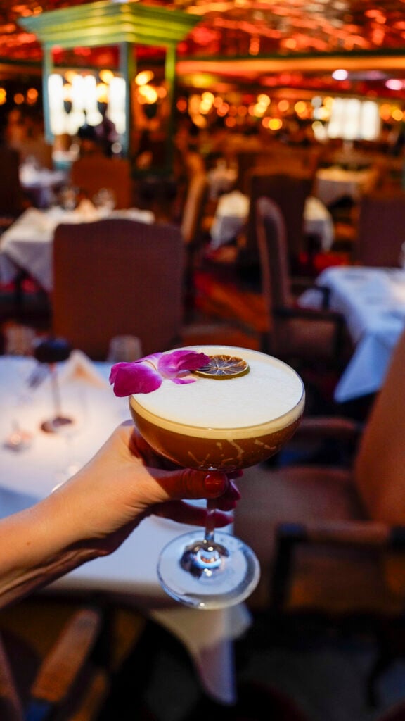 Cocktail at Bistro Napa in Reno.