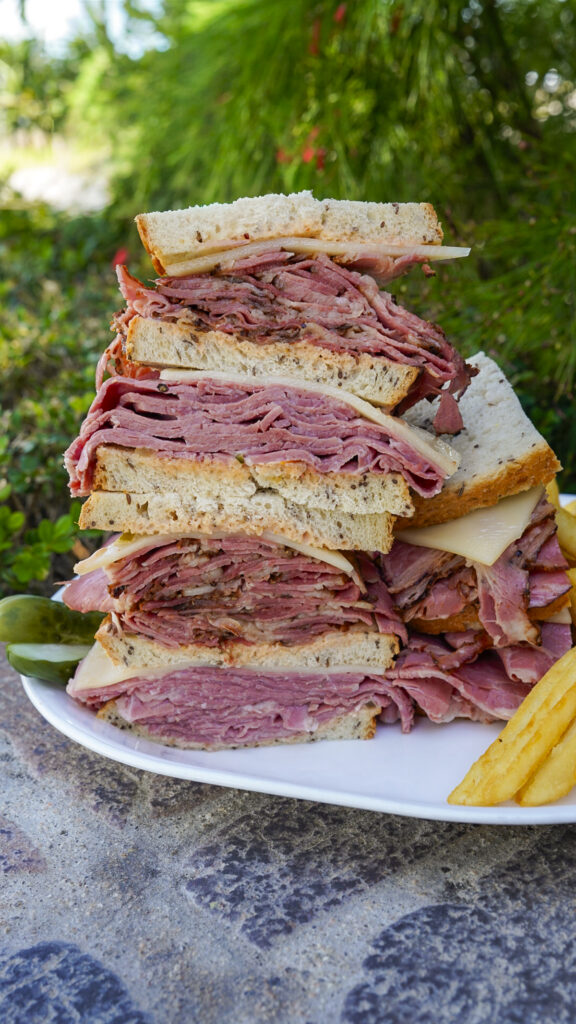 Pastrami sandwich from Santa Ana, California.