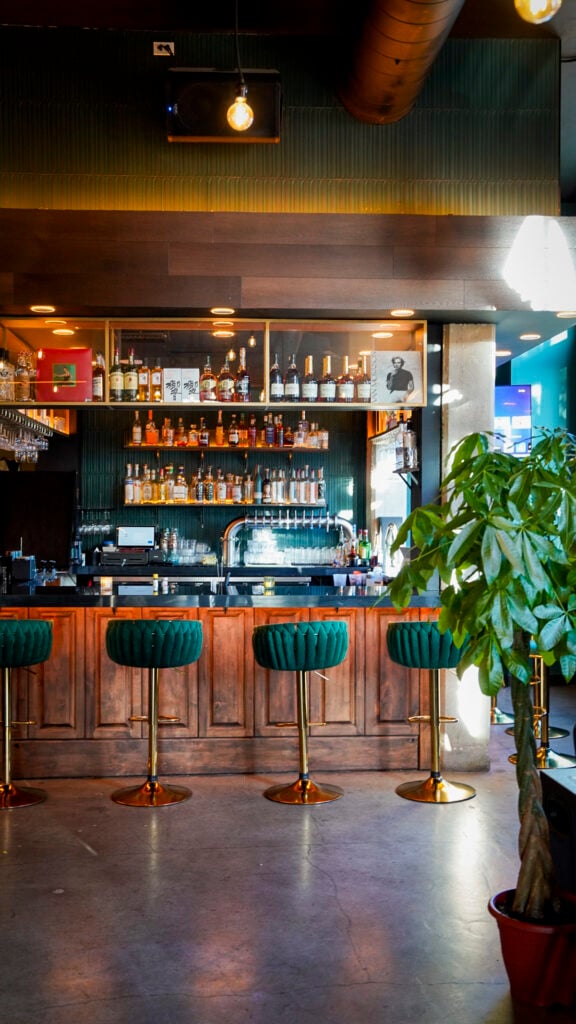 Bar at Sonder in Santa Ana, California.