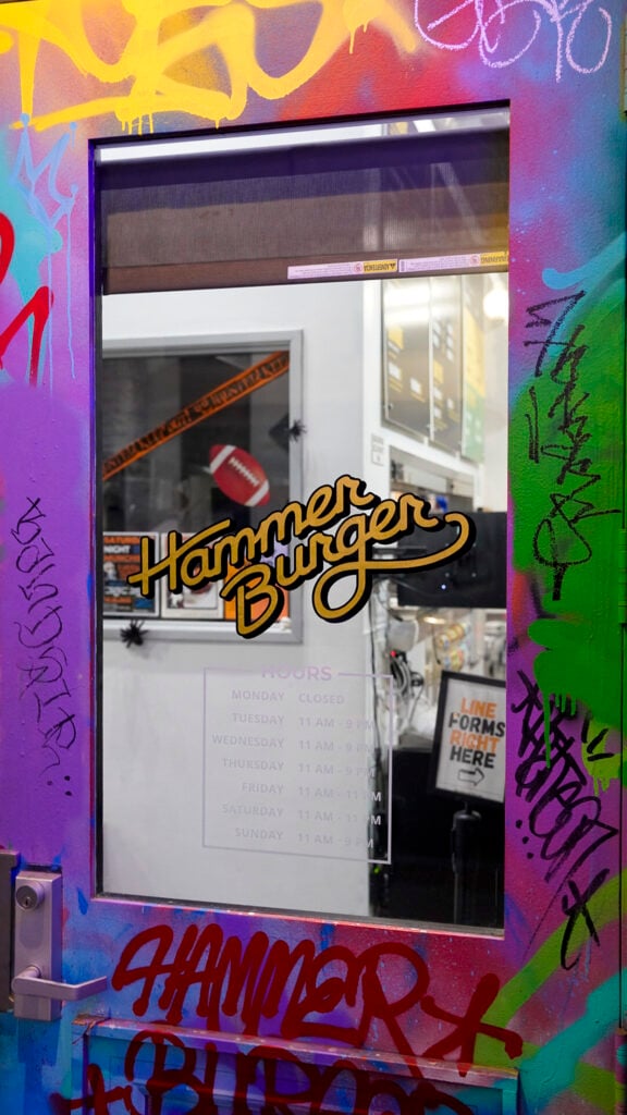 Hammer Burger in Santa Ana, California.