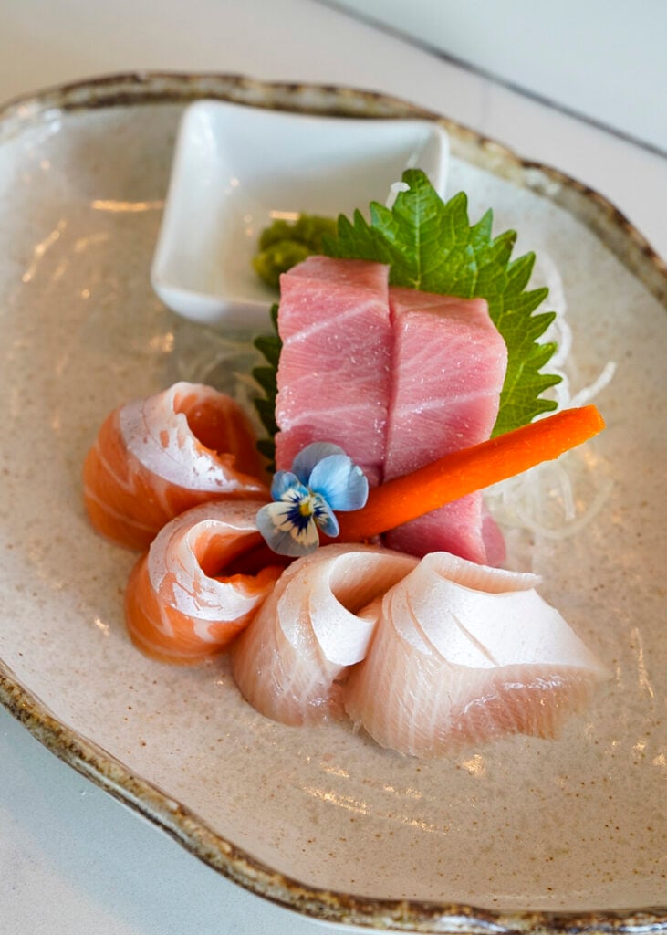 Sushi toro from the best sushi restaurant in Santa Ana, California.