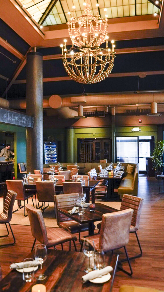 Inside dining room of Tupelo Park City.