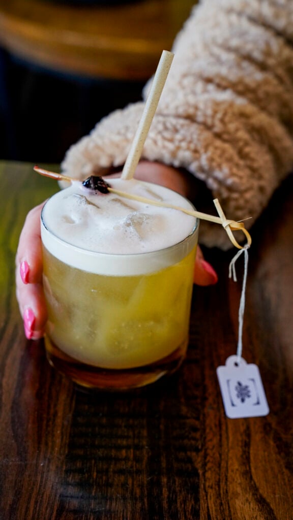 Cocktail from Tupelo in Park City.