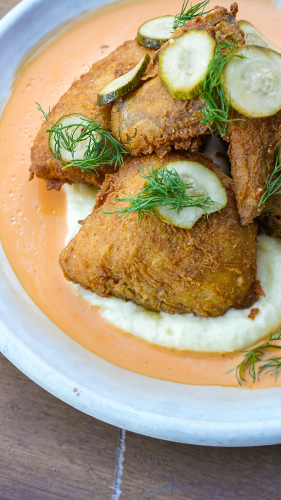Fried chicken from Tupelo Park City.