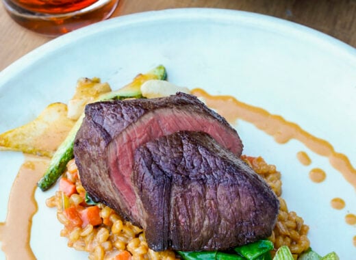 Beef and barley dish from Tupelo Park City.