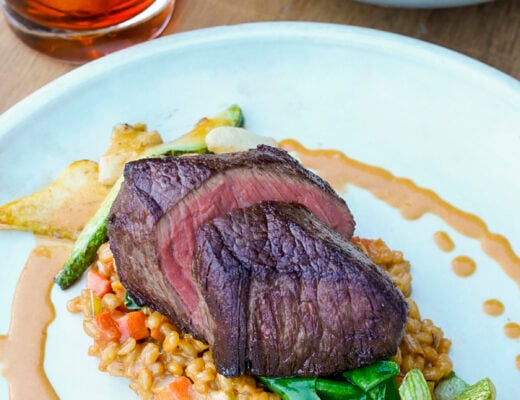 Beef and barley dish from Tupelo Park City.