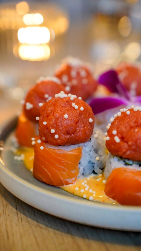 Sushi platter from KITA in Park City, Utah.