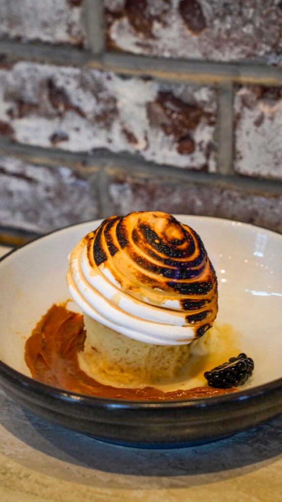 Tres leches cake from Hearth and Hill Park City.