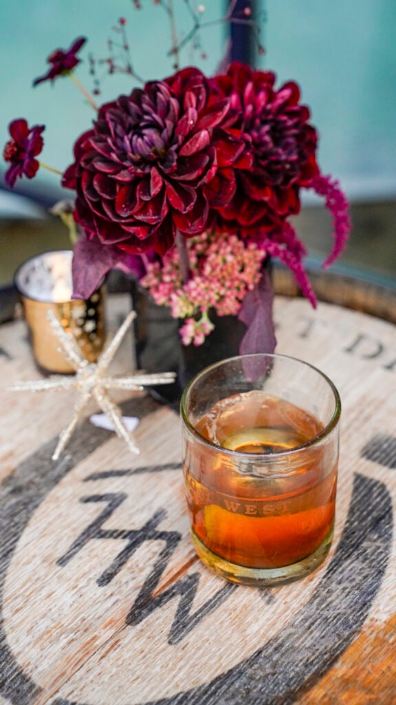 Old fashioned cocktail at High West Distillery.