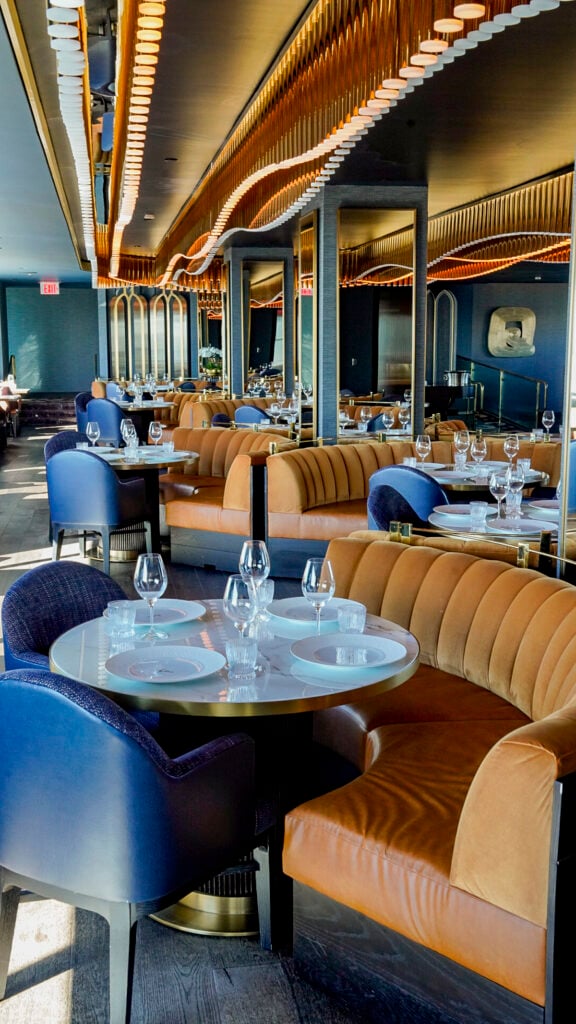 Restaurant at Breakers in Long Beach, California.
