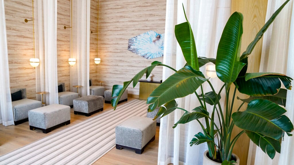 Spa at the Breakers Hotel in Long Beach, California.