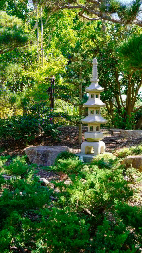Japenese garden in Long Beach, California.