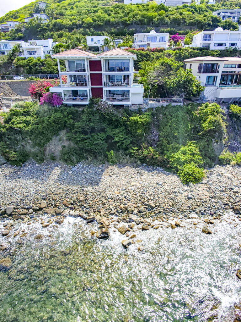 Woman at Oceans Edge Villa in St. Martin.