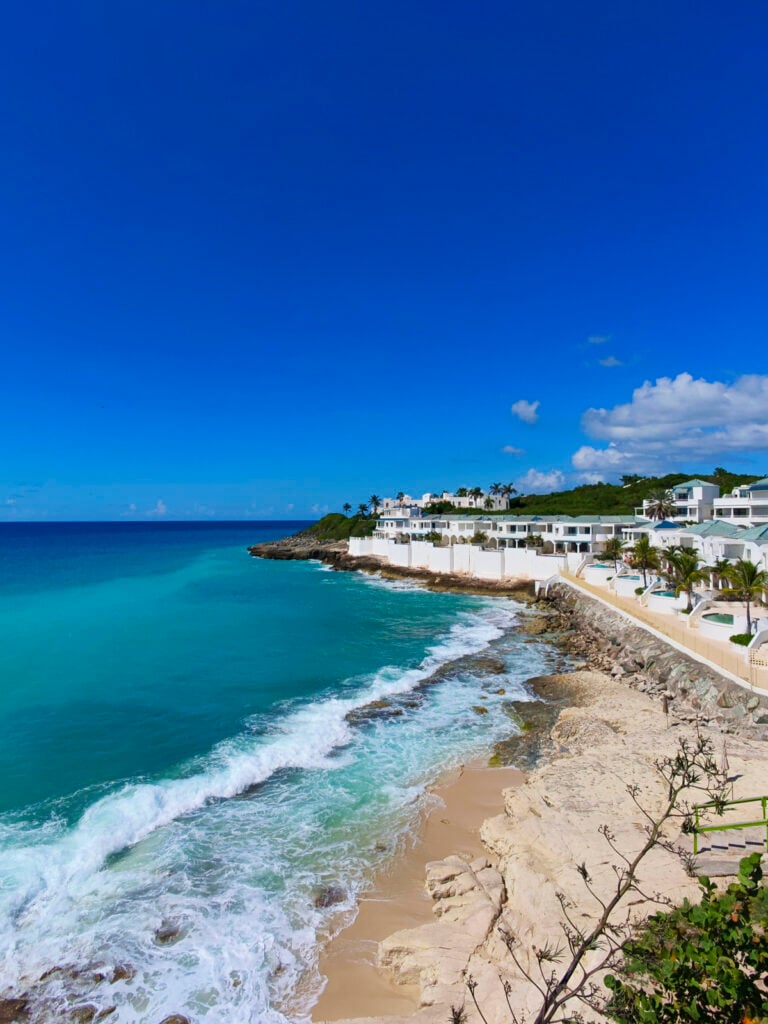 Cupecoy Beach in St. Martin.