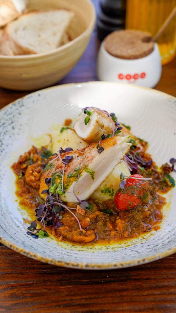 Wahoo fish from COCO Beach in St. Martin.