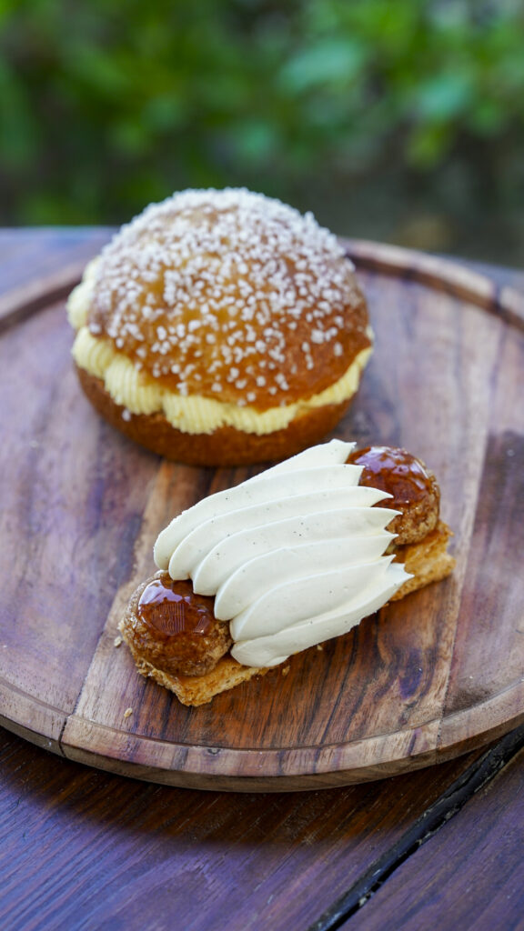 French pastries from COCO Beach in St. Martin.