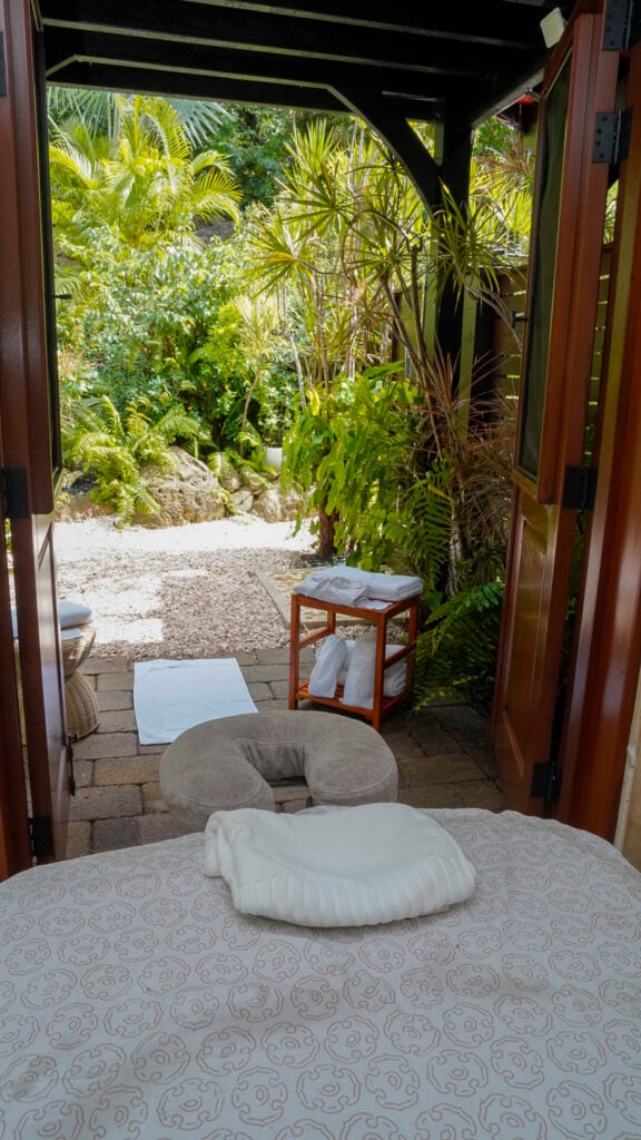 Spa at La Sammara at The Belmond in St. Martin.