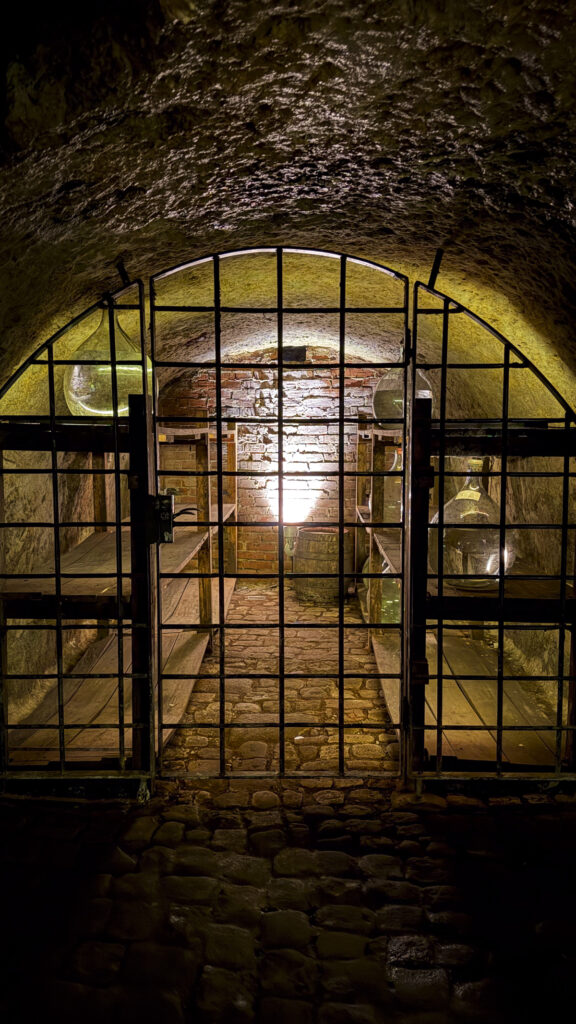 Rock cut caves in Nuremberg, Germany.