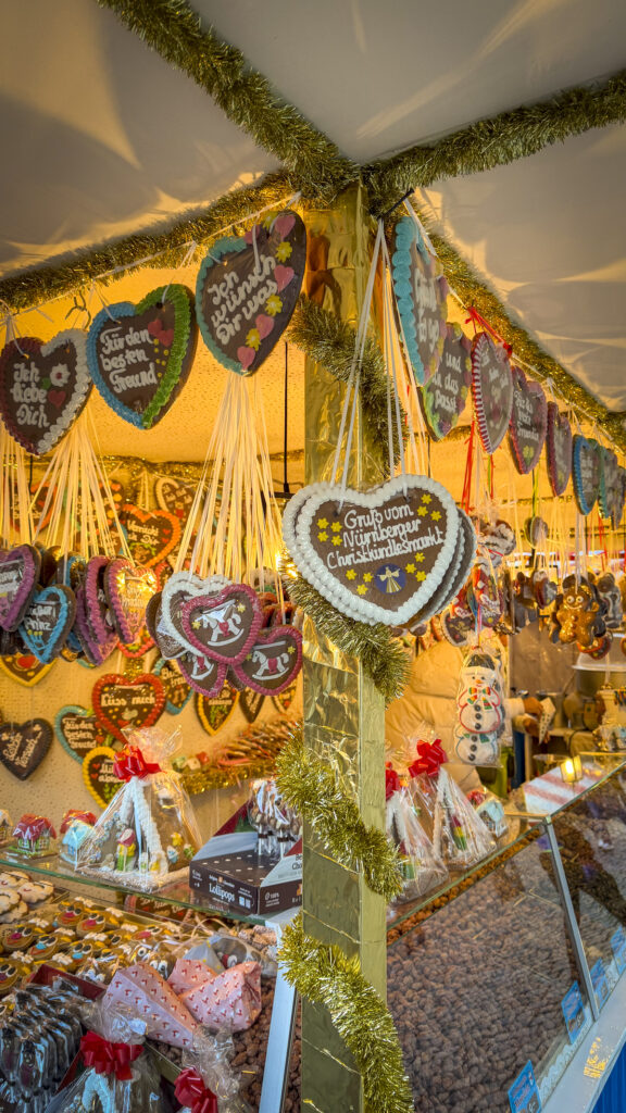 Christmas cookies for sale in Nuremberg, Germany.