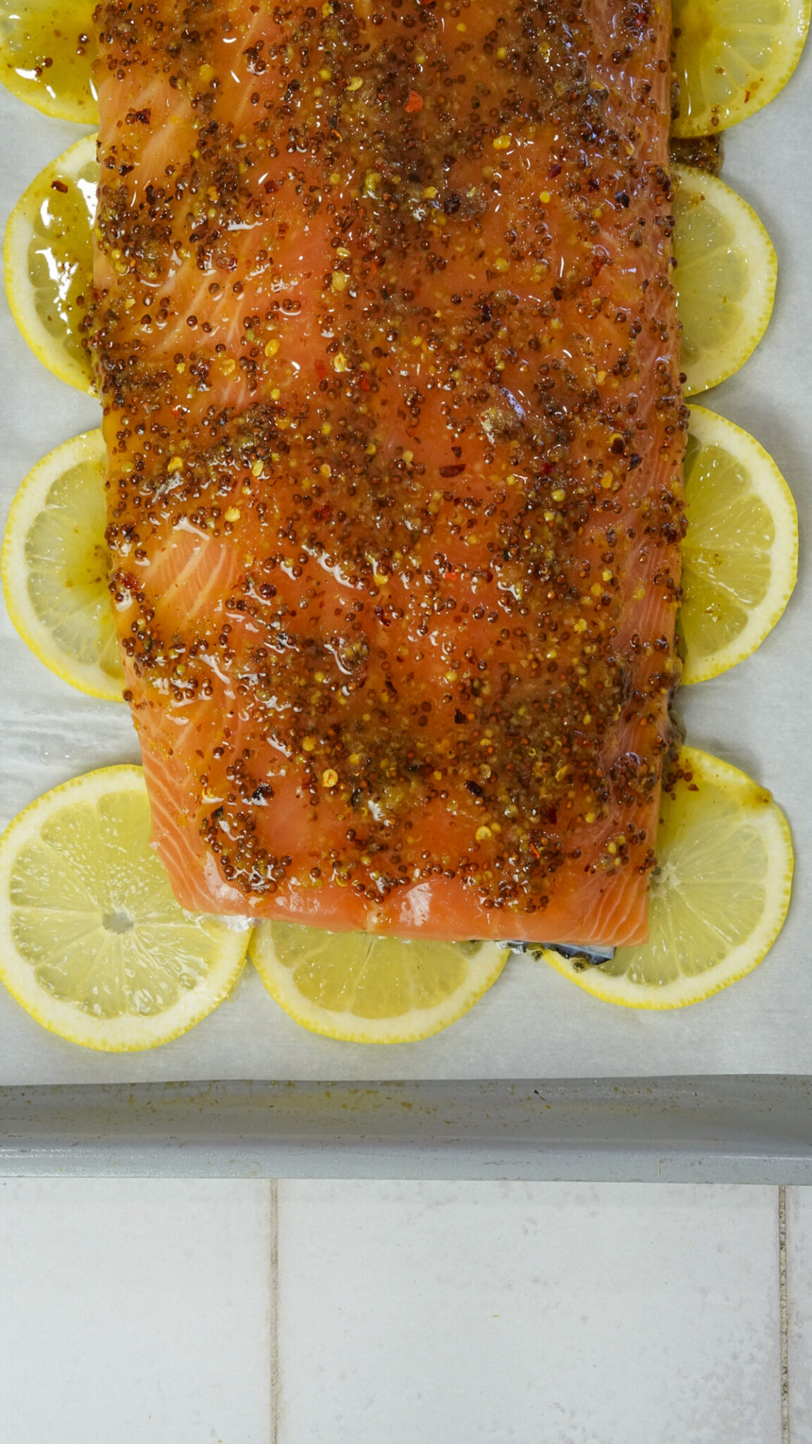 15 Minute, Easy Honey Mustard Salmon Recipe | Couple in the Kitchen