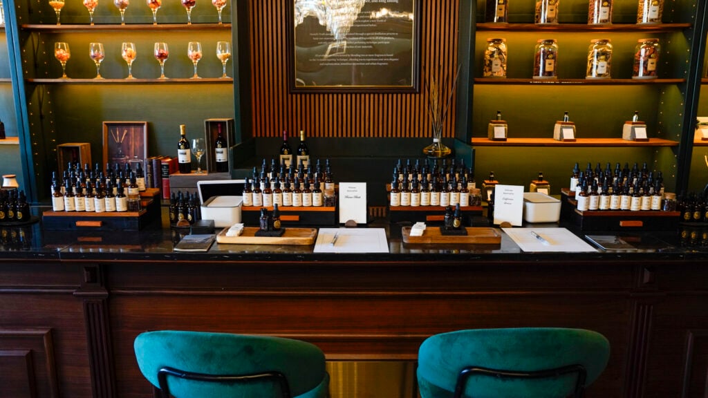 Perfume making in Buena Park, CA.