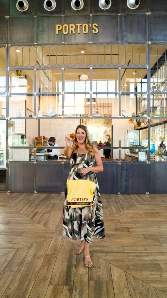 Women inside Porto's in Buena Park.