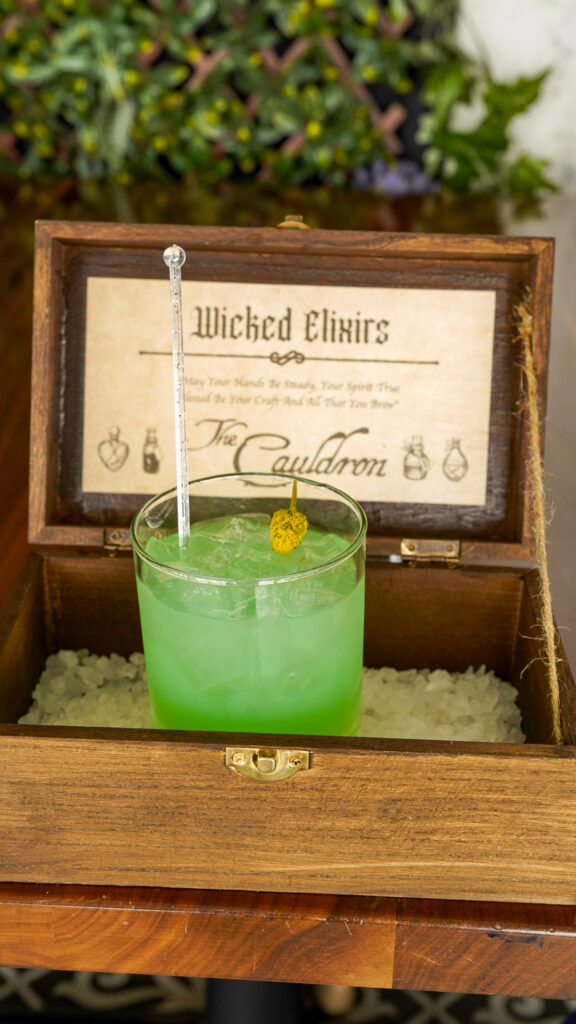 Elixir cocktail from the Cauldren in Buena Park.