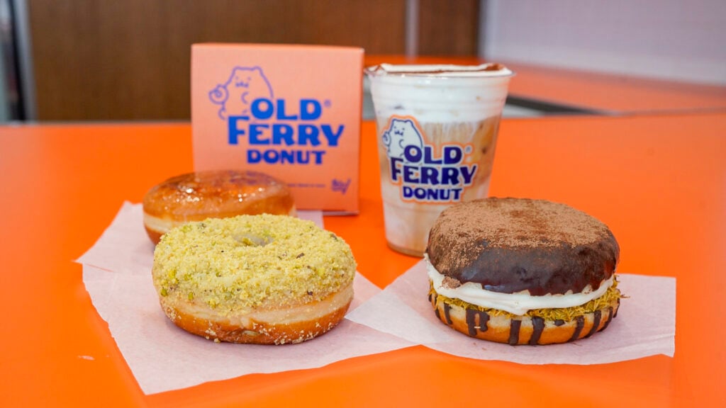 Donuts and coffee from Old Ferry Donut.