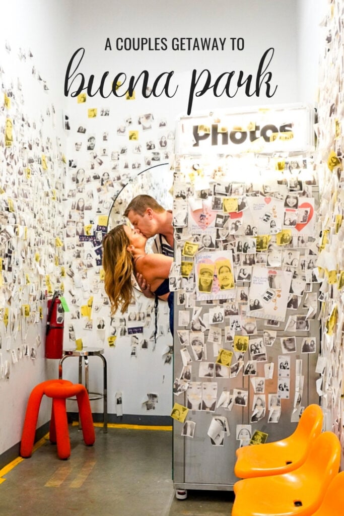 Couple in a photobooth in Buena Park, CA for Couples.