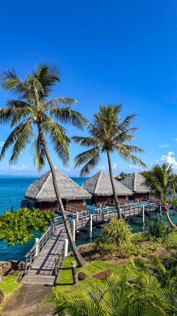 Bungalows in Papeete before the Windstar Star Breeze Tahiti French Polynesia cruise.