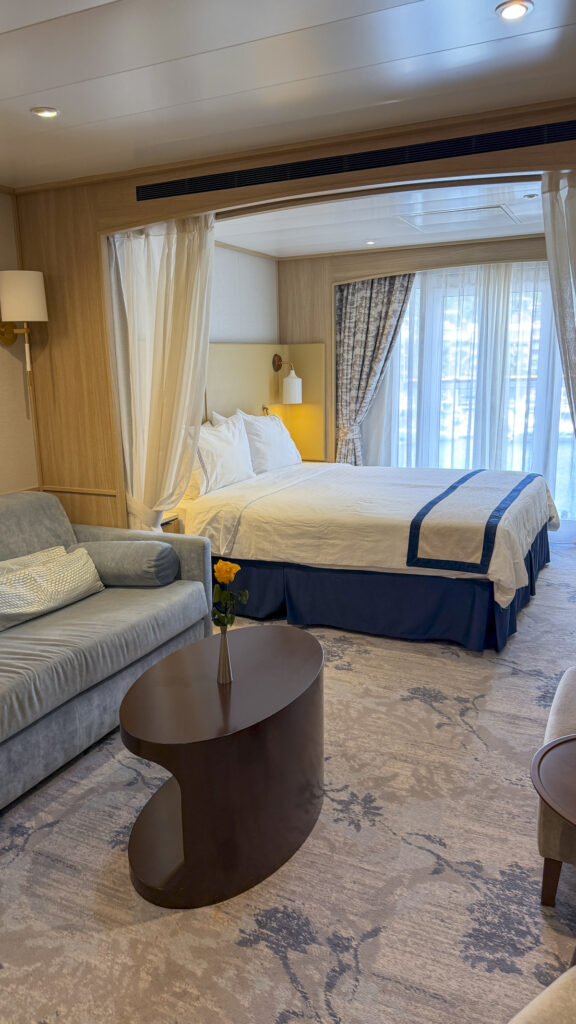 Suite inside the Windstar Star Breeze Tahiti French Polynesia cruise.