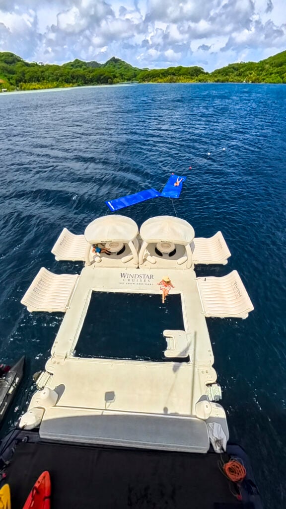 Windstar Marina in Huahine, a stop on the Windstar Tahiti French Polynesia cruise.