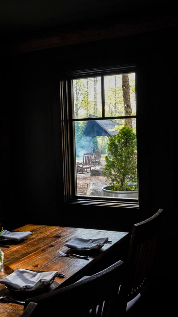 Restaurant at Dancing Bear Appalachian Bistro.