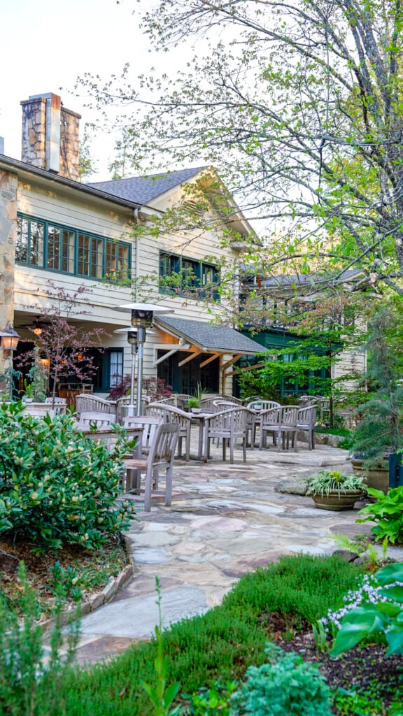 Restaurant at RT Lodge, a Michelin Recommendation in Tennessee.